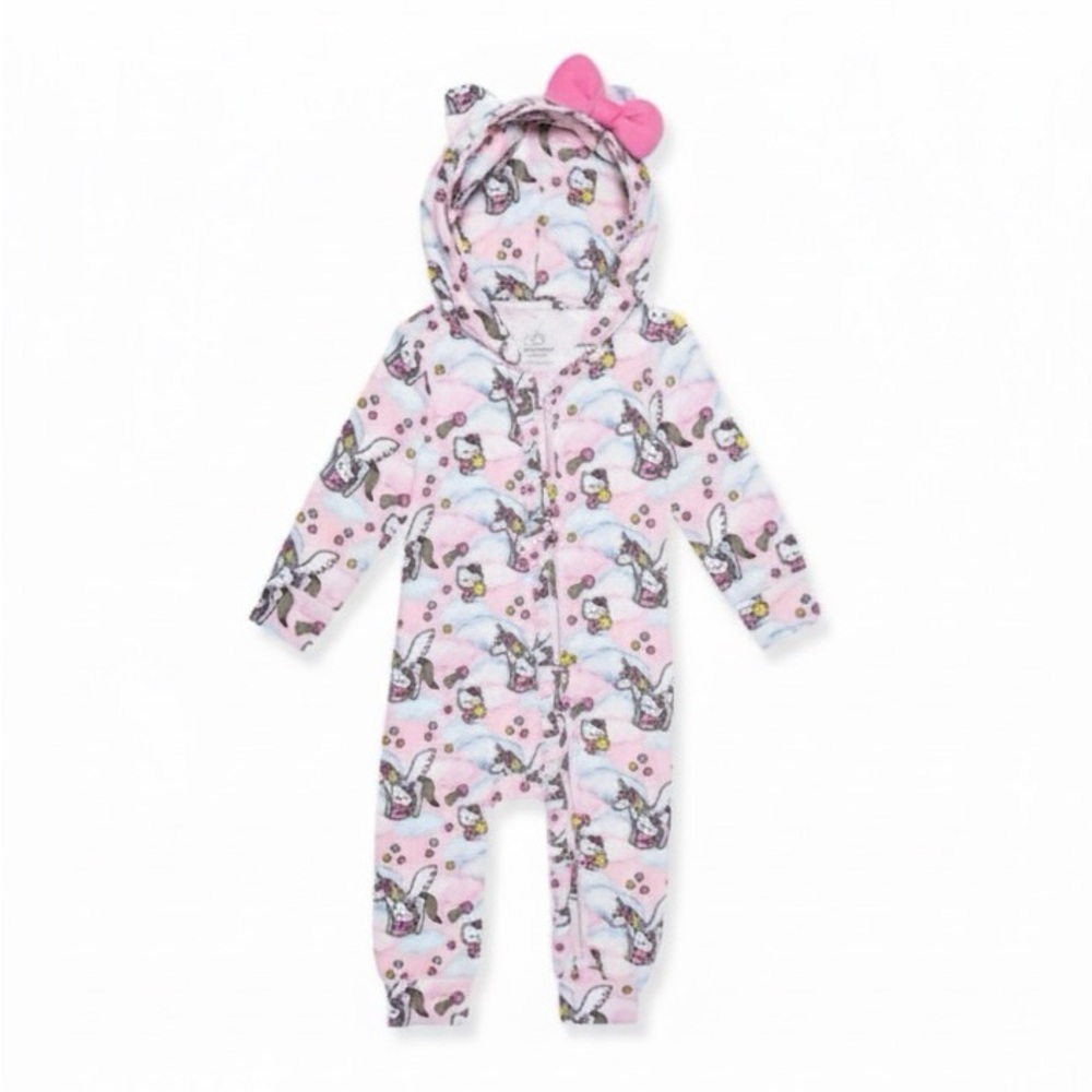Hello Kitty | Posh Peanut Pink Unicorn Kids Footie